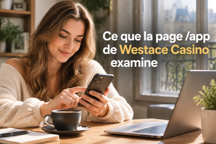 Ce que la page /app de Westace Casino examine