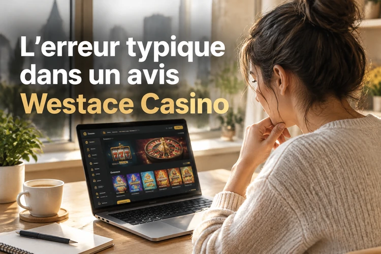 L’erreur typique dans un avis Westace Casino