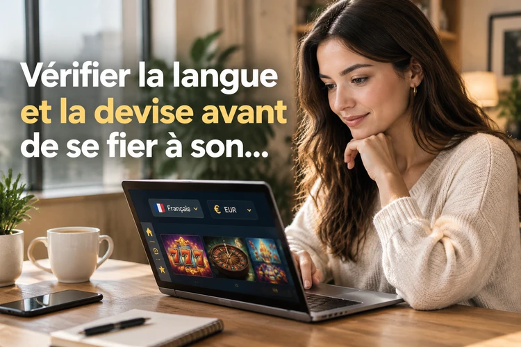 Vérifier la langue et la devise avant de se fier à son expérience