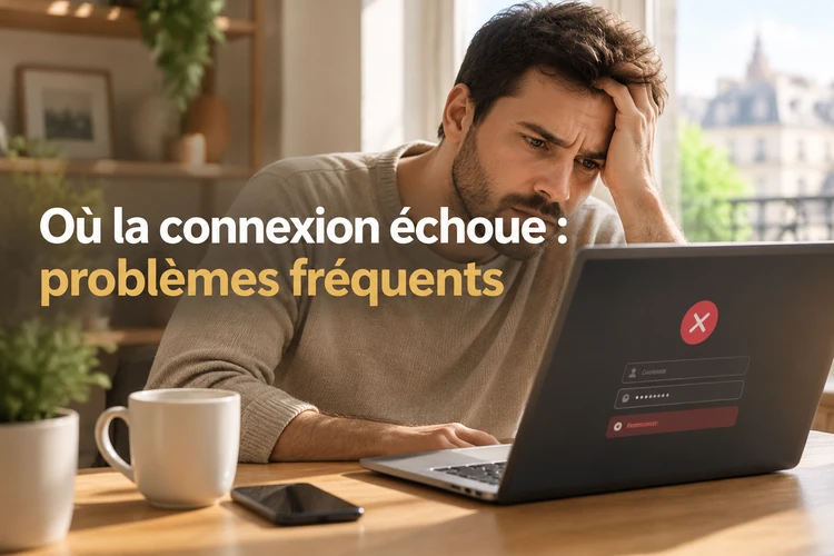Où la connexion échoue : problèmes fréquents